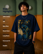 Krishna Divine Art Oversized T-Shirt