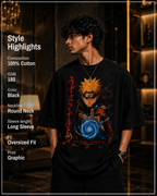 Naruto Rasengan Oversized Anime T-Shirt