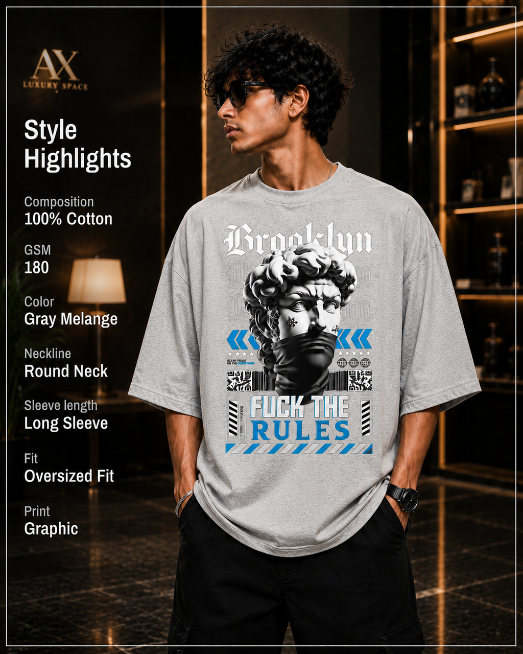 Brooklyn Rebellion Oversized T-Shirt