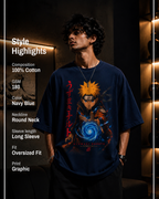 Naruto Rasengan Oversized Anime T-Shirt