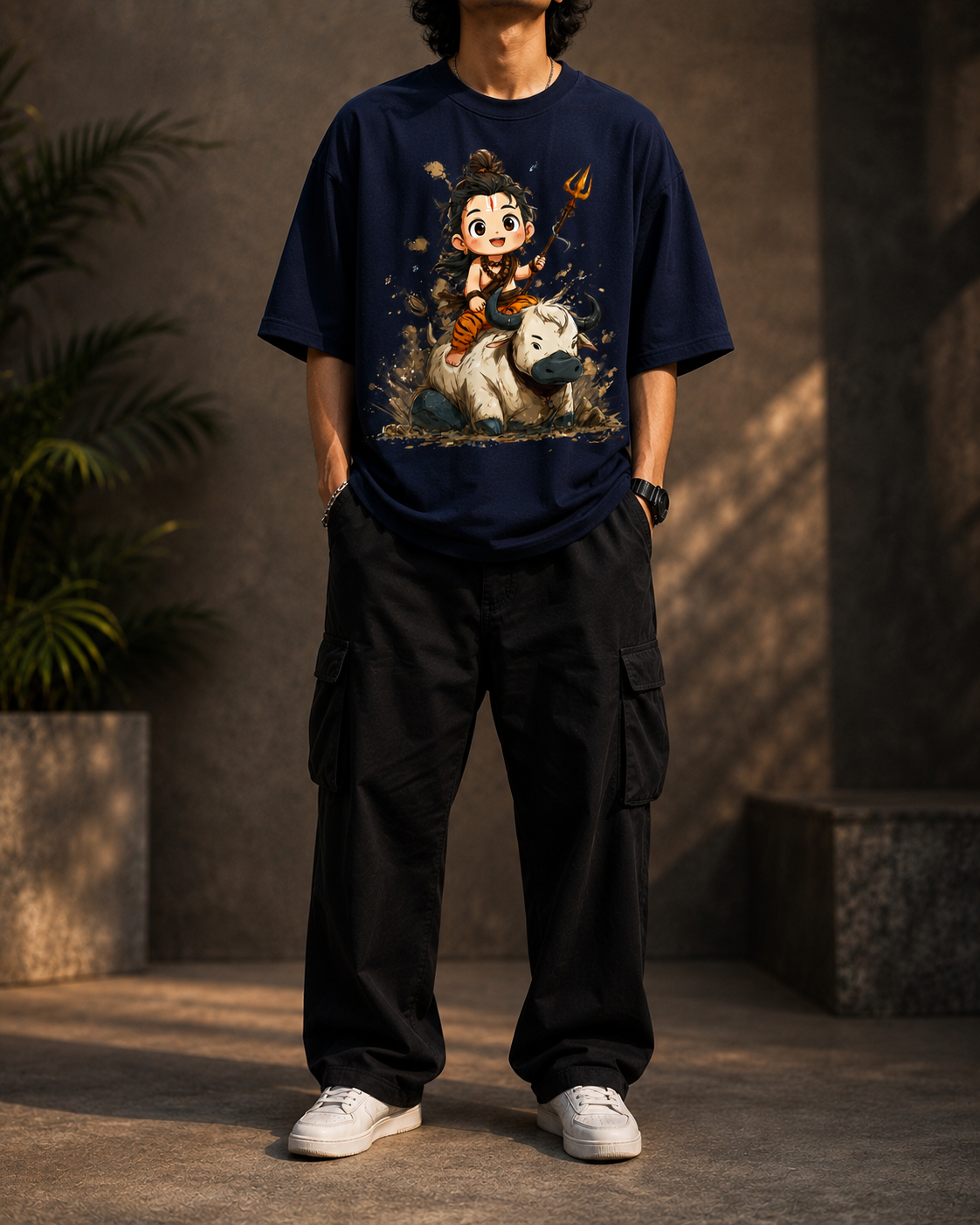 Little Shiva Oversized T-Shirt 🕉️
