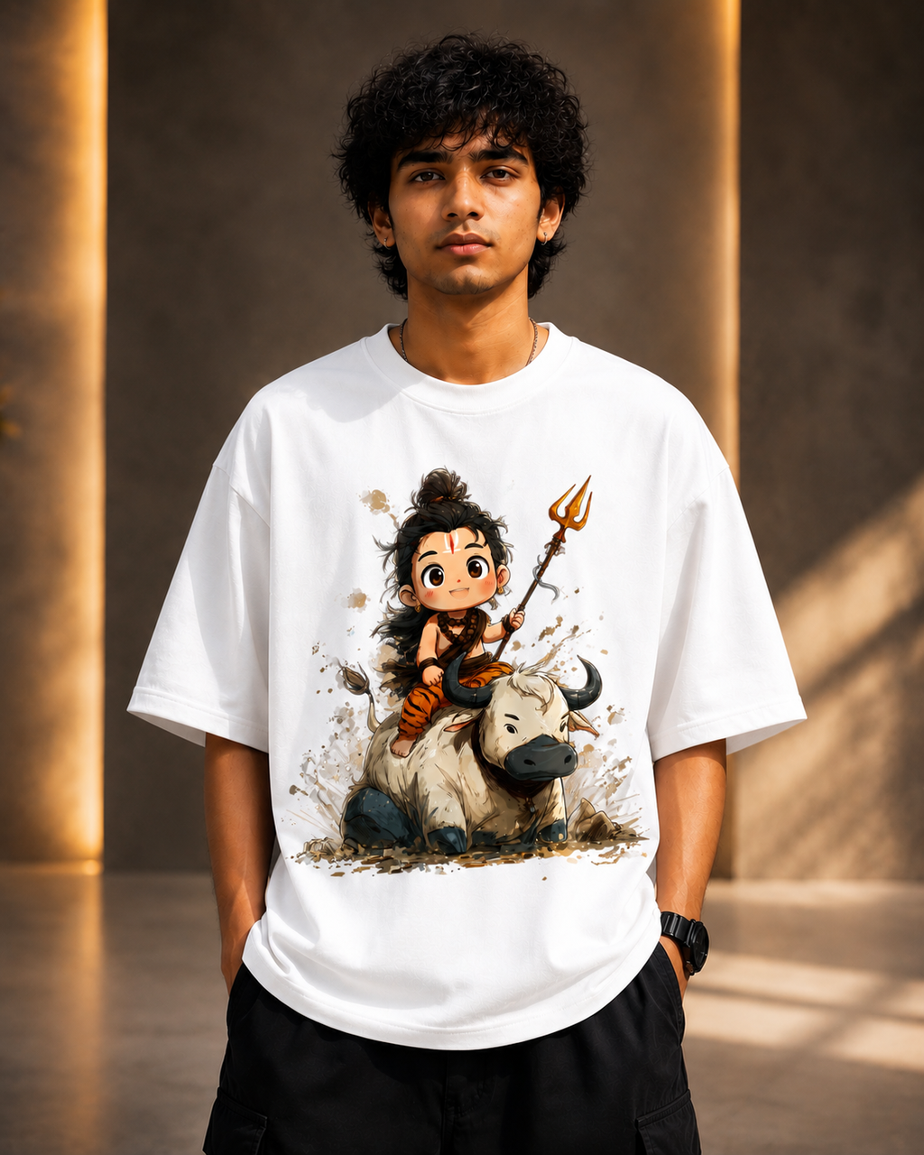 Little Shiva Oversized T-Shirt 🕉️