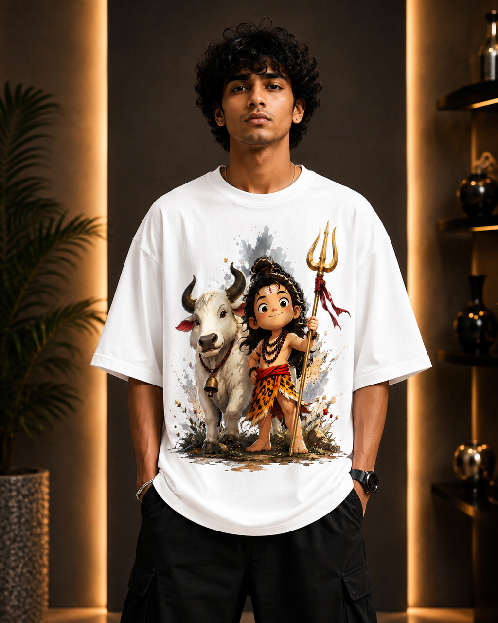 Little Shiva Oversized T-Shirt 🕉️