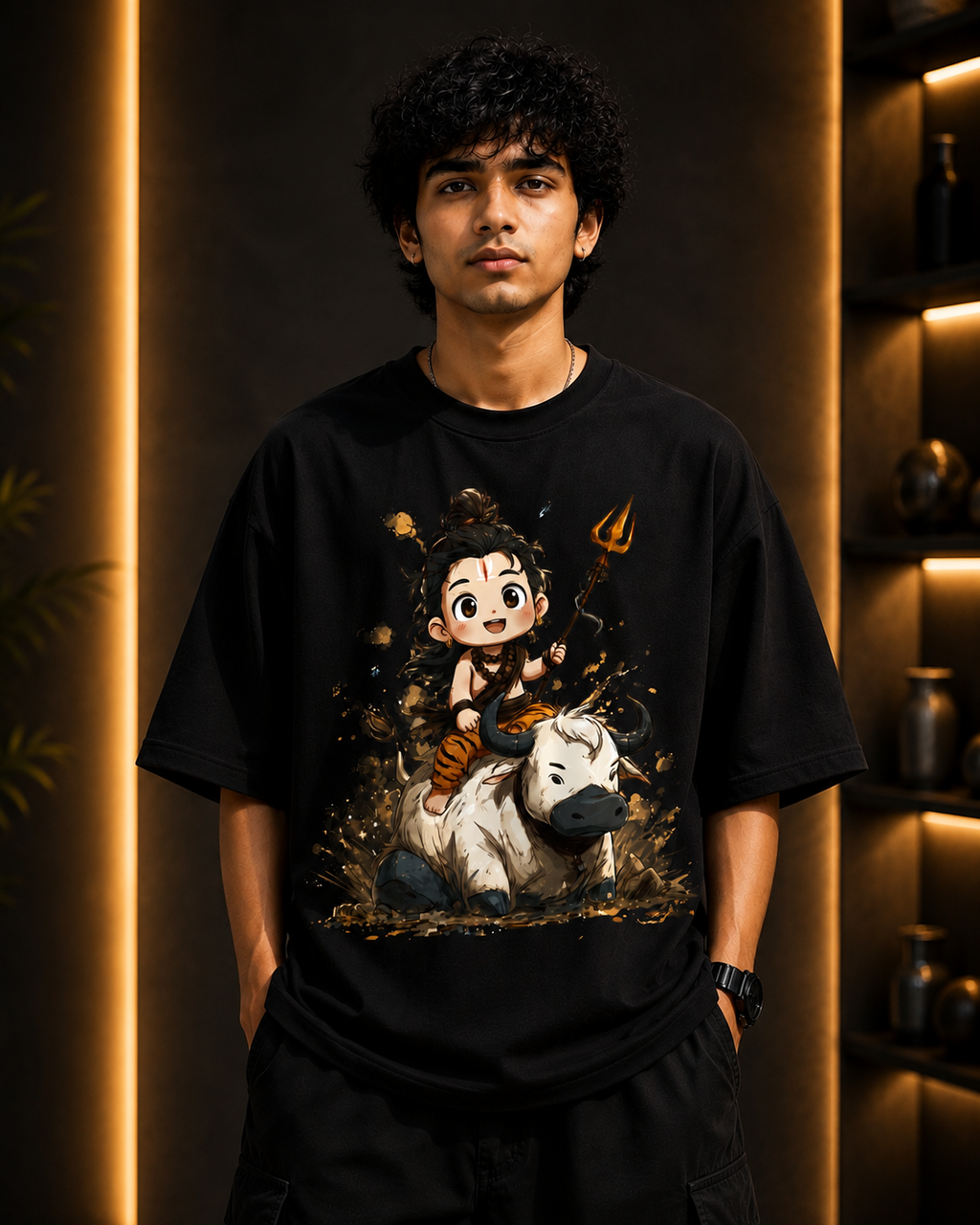 Little Shiva Oversized T-Shirt 🕉️