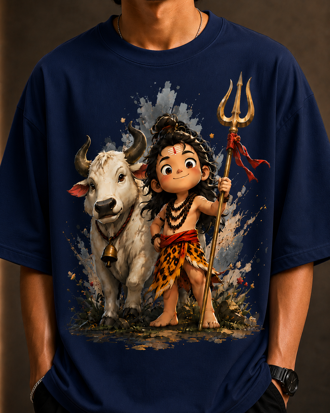 Little Shiva Oversized T-Shirt 🕉️
