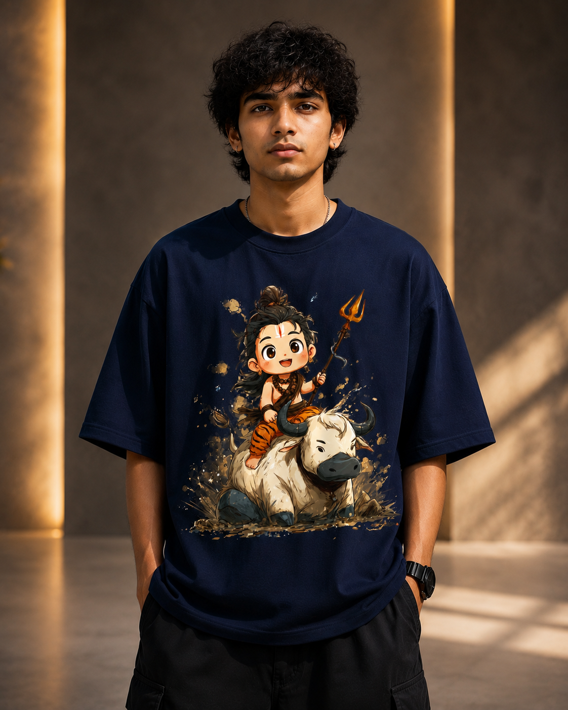 Little Shiva Oversized T-Shirt 🕉️