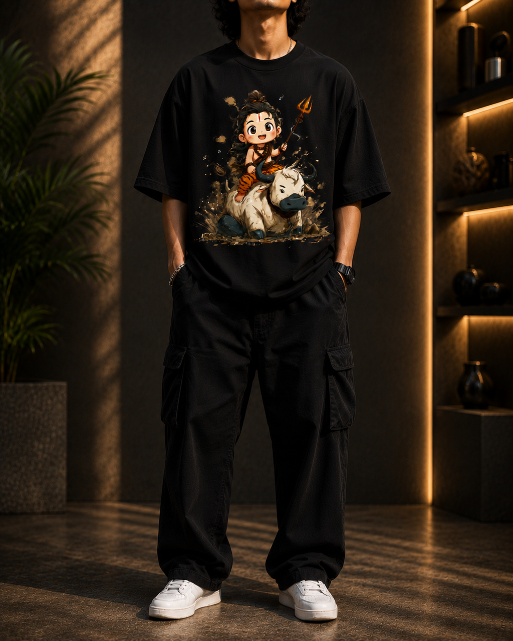 Little Shiva Oversized T-Shirt 🕉️