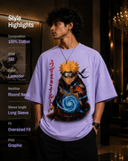 Naruto Rasengan Oversized Anime T-Shirt