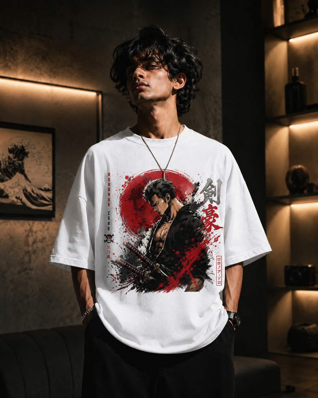 Roronoa Zoro Anime Oversized T-Shirt